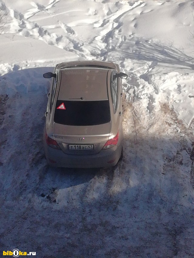 Фото Hyundai Solaris 1 поколение 1.6 MT (123 л.с.) 2011г за 400 тыс руб в Ленинградской области Hyundai Solaris 1 поколение 1.6 MT (123 л.с.)