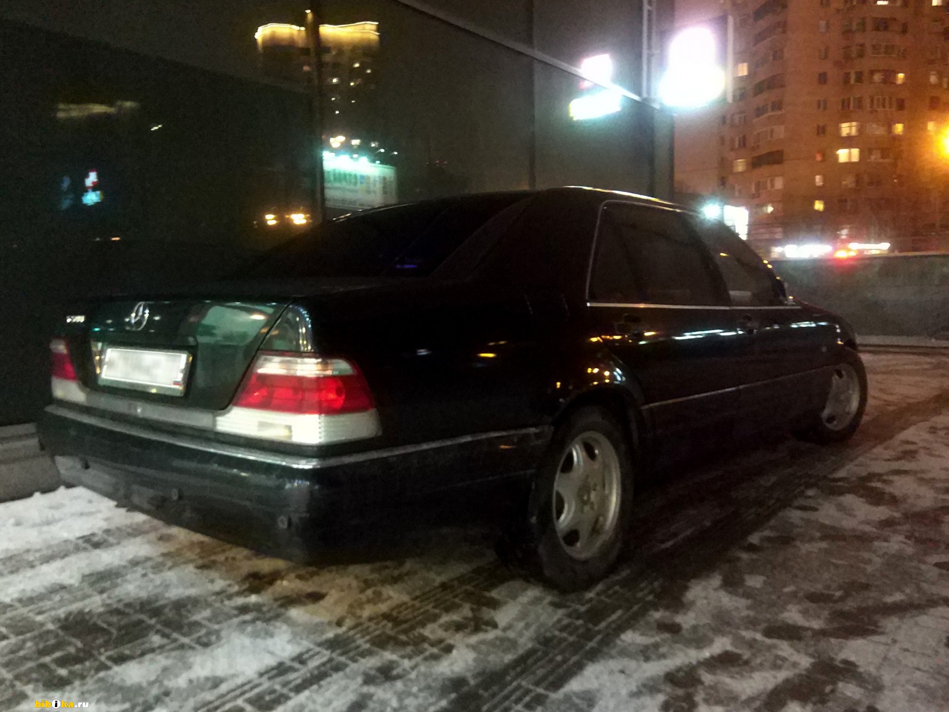 Mercedes Benz w140 зима