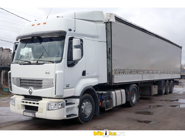 Renault Premium тягач + бортовая штора 