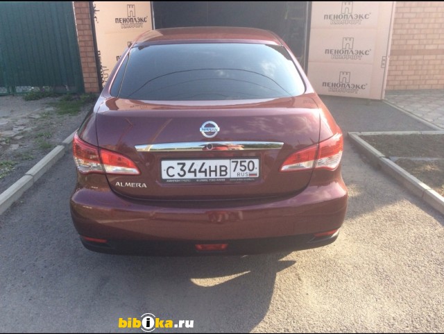 Nissan Almera g15 бордовый